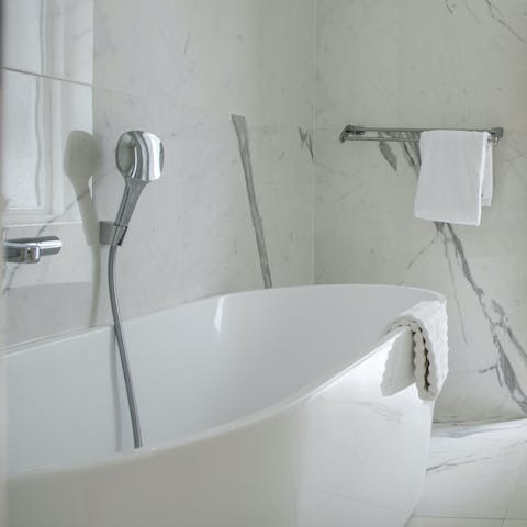 Soothe your muscles after a day out exploring the city on foot