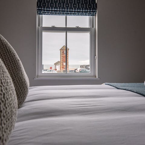 Wake up to the sound of the sea every morning