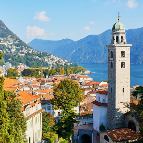 Explore the stunning lakeside city of Lugano, right on your doorstep