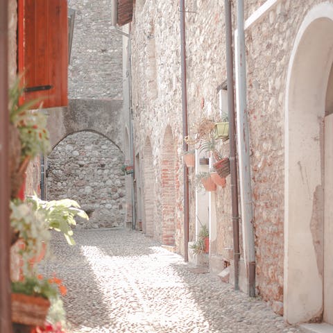 Amble along the narrow streets of the historic town centre