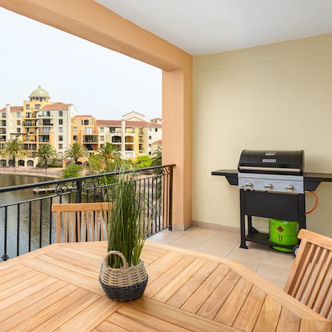 Experience a traditional South African braai with your own gas barbecue