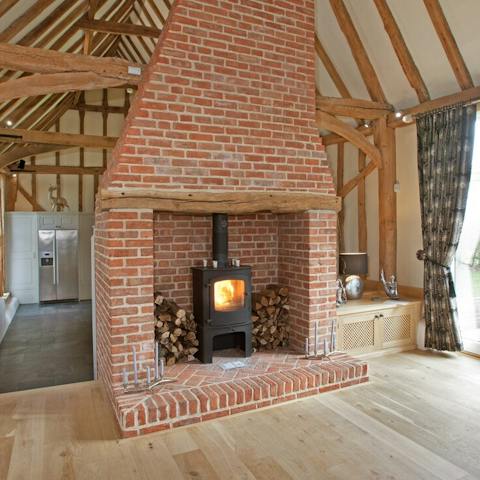 Cosy up in front of the wood burner