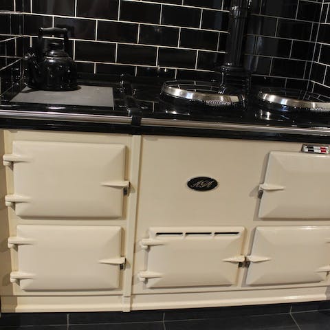 Keep warm by the AGA