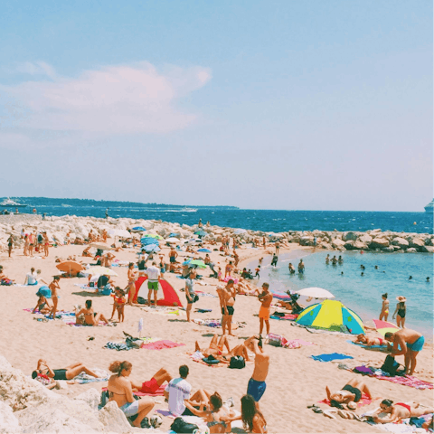 Spend lazy afternoons relaxing on the beach
