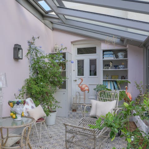Steal a moment with a good book here (glass of something chilled optional)