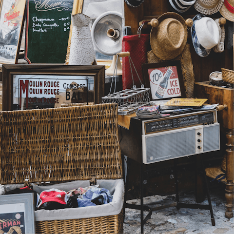Wander around Portobello Road Market looking for vintage treasures – it's just a few minutes away
