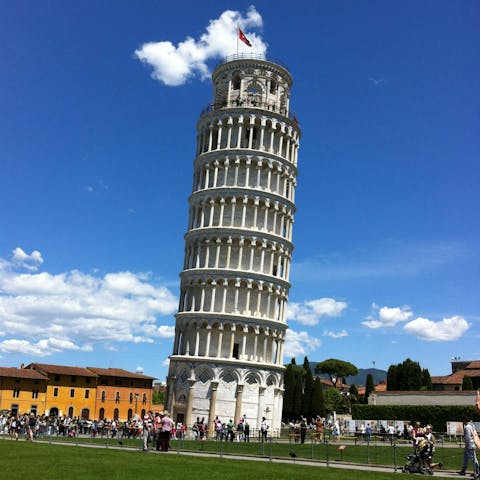 Spend a day discovering nearby Pisa
