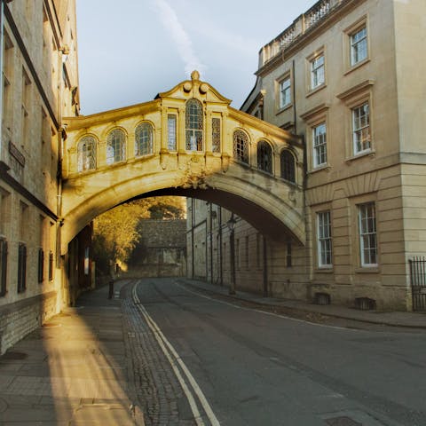Have a drive over to beautiful Oxford