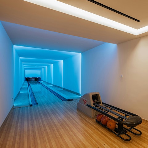 Spend fun-filled evenings in the bowling alley