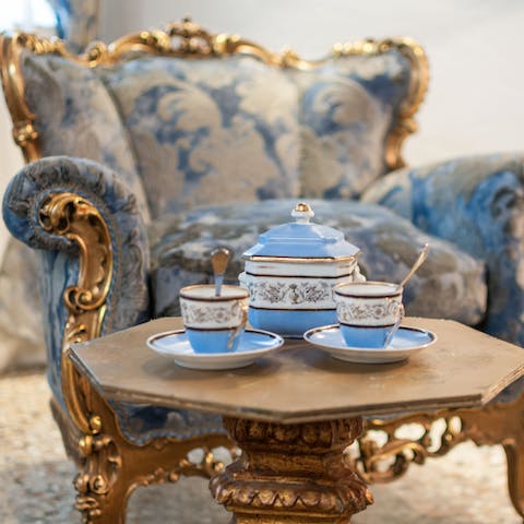Enjoy your coffee in style