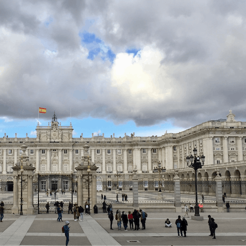 Visit the Royal Palace, a twenty-minute walk away