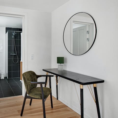 Answer those important emails in the stylish work space