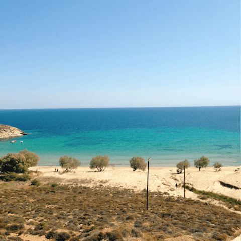 Enjoy easy access to the beach, just 200m away