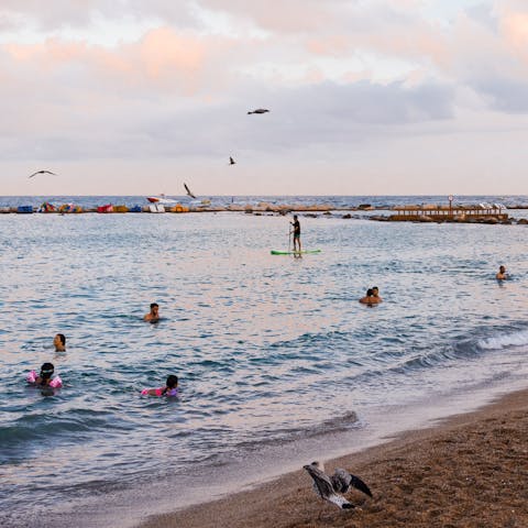 Drive to the beaches around El Masnou in about twenty minutes