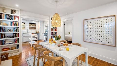 Pull up a chair at the dining table for a tasty, homemade breakfast