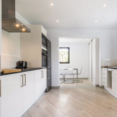 A kitchen fit for elaborate cooking