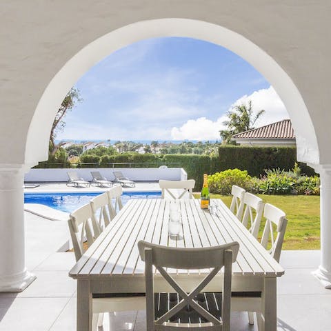 Indulge in Al Fresco dining