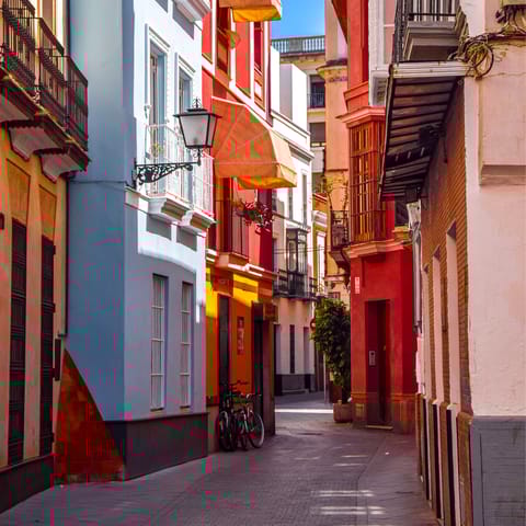 Slap on your sun cream and wander through Seville's charming streets