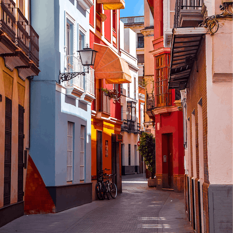 Slap on your sun cream and wander through Seville's charming streets
