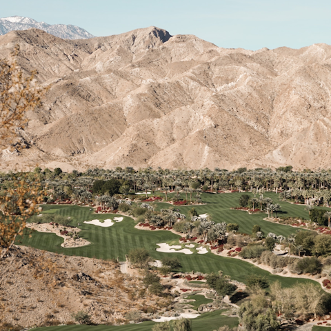 Head to the golf courses of Palm Springs, right on your doorstep