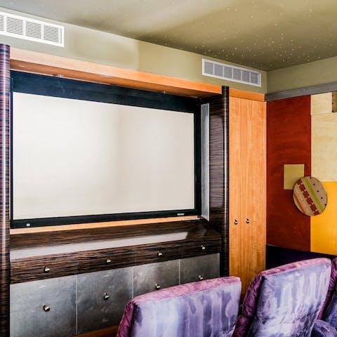 Watch a movie marathon in your home cinema