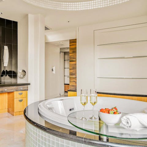 Indulge in some stress relief with extra bubbles