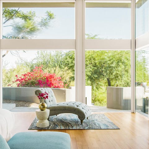 Unwind in luxe contemporary surroundings