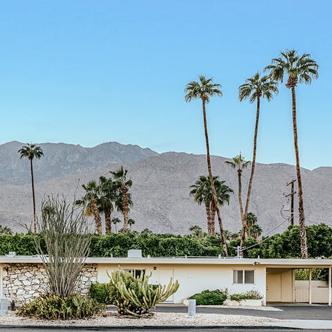 Stay in a piece of architectural history in this authentic Mid-Century Modern home
