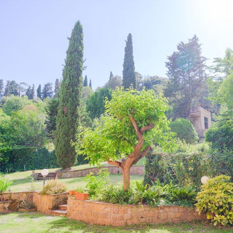 Spend peaceful afternoons relaxing in the garden