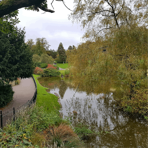 Stroll around Golders Hill Park – just an eight-minute walk away