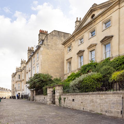 Stay in an imposing Georgian home in the city centre