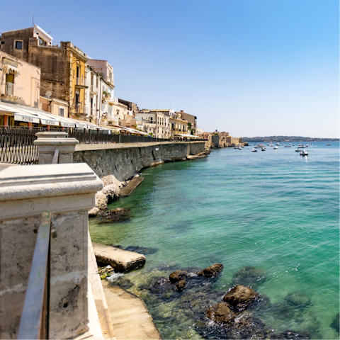 Explore historic Ortigia, including the nearby Temple of Apollo