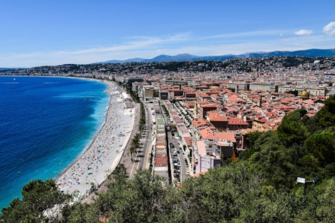 Climb Castle Hill for sweeping panoramic views over Nice's bay and rooftops