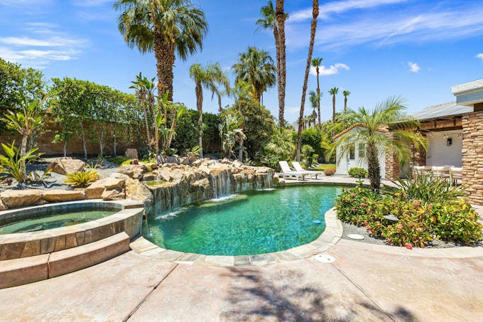 Waterfalls & Palms