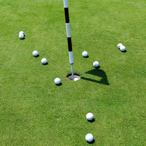 Hit the links at Millennium golf course – it's just a few minutes away
