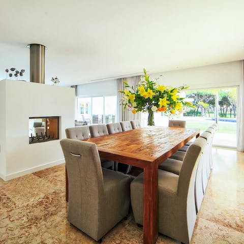 Book a private chef for a celebratory meal