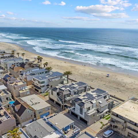 Spend the day at the beach right next to the home