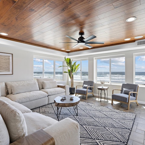 Appreciate the large open-plan kitchen