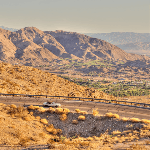 Explore the rugged beauty of Coachella Valley