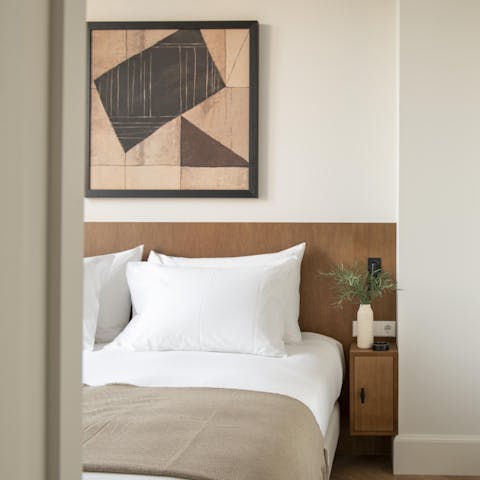Wake up in the comfortable bedrooms feeling rested and ready for another day of Barcelona exploring