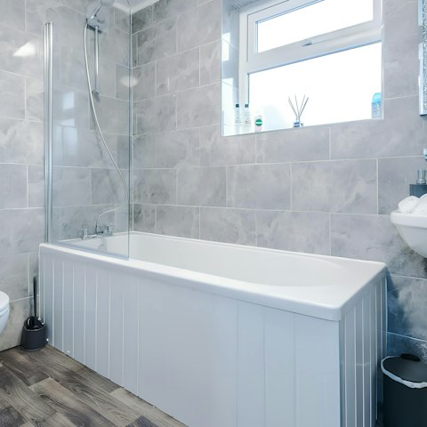 Sink into a bubble bath after a busy day wandering around Manchester