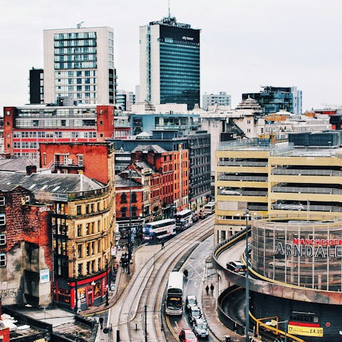 Take the tram into the city centre for a day of shopping, working or dining