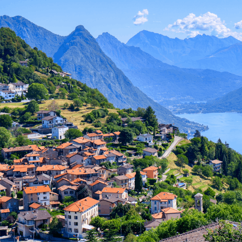 Cross the border for a day trip in Lugano, thirty minutes away