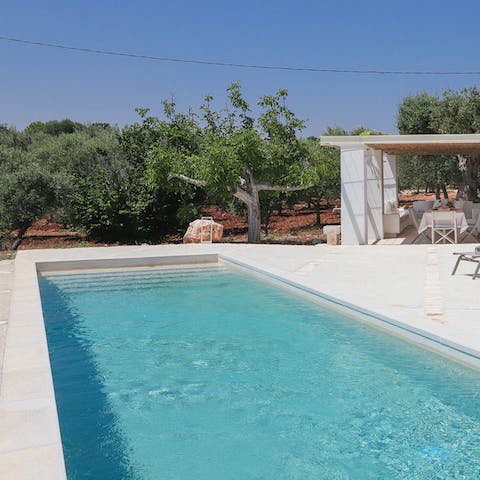 Cool off in your own private pool