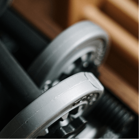 Keep your energy high with a workout in the resident gym