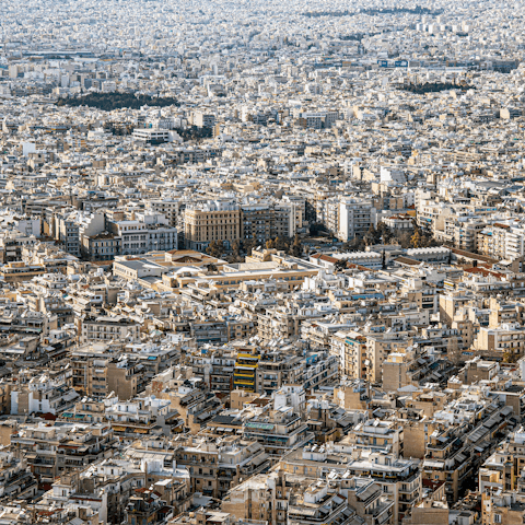 Ride the Lycabettus Hill Funicular for sweeping views over Athens