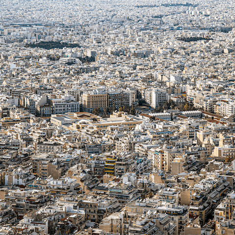 Ride the Lycabettus Hill Funicular for sweeping views over Athens