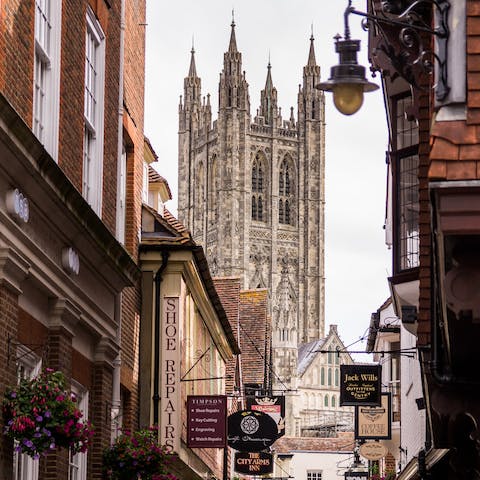 Visit the famous cathedral city of Canterbury