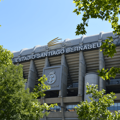 Cheer on Real Madrid at the Santiago Bernabéu Stadium