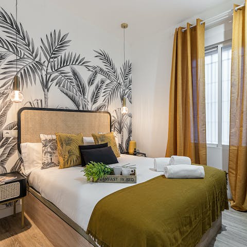 Wake up rested and ready for another day of Madrid sightseeing